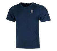 Nike Court Dri-Fit Advantage Maglietta Uomini-Blu Scuro,Bianco in blu scuro