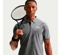 Polo da tennis da uomo Nike Court Paris Slam Advantage Dri-Fit Tennis - anthracite/cool grey/white - Grigio (M)