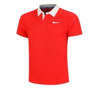 Nike Court Dri-Fit Advantage Slam Polo Uomini-Rosso,Bianco in rosso