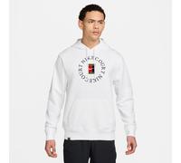 Felpa da tennis da uomo Nike Court Heritage French Terry Tennis Pullover - white/black - Bianco (L)