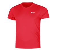 Nike Court Dry Victory Maglietta Uomini-Rosso,Bianco in rosso, Taglia: XL