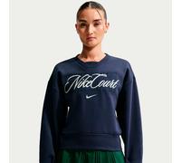 Felpa da tennis da donna Nike Court Collection Crew-Neck - midnight navy/sail - Blu (S)