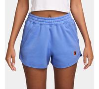 Nike Court Heritage Fleece Mid Rise Pantaloncini Donna-Blu in blu