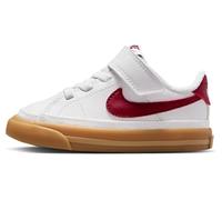 NIKE Court Legacy, Sneaker, White Team Red Gum Yellow, 25 EU