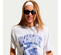 Maglietta Donna Nike Court Slam Short Sleeve - white - Bianco (M)