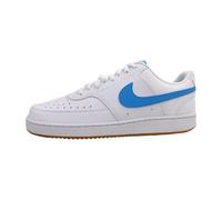 NIKE Court Vision Lo NN, Sneaker Uomo, White/University Blue/Gum Yell, 44.5 EU