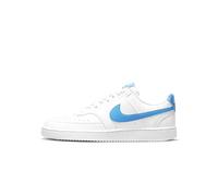 NIKE Court Vision Low Next Nature, Sneaker Uomo, White Lt Photo Blue, 42.5 EU