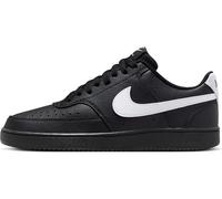 NIKE Court Vision Low, Sneaker Uomo, Black/White/Black, 42.5 EU