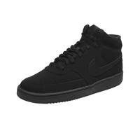 NIKE Court Vision Mid, Sneaker Uomo, Black/Black-Black, 41 EU