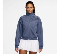 Felpa da tennis da donna Nike Court Heritage Windrunner - diffused blue - Blu (L)
