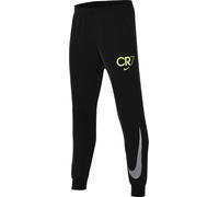 Nike Cr7 Club HF4349-010 - Felpa da Calcio in Pile, per Bambini più Grandi, Colore: Nero/Volt