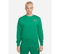 Nike Crew Club Bolt Gfx M - Felpa - Uomo - Verde XS
