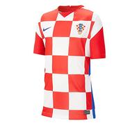 Nike Cro BRT Stad T-Shirt White/University Red/Bright Bl XL, Taglia Unica