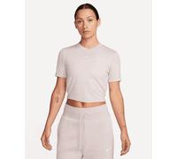 Nike Crop Essentials W - T-shirt - Donna - Lilla S