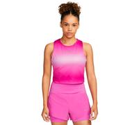 Nike Crop Top Running Df Swoosh Active Fuchsia Reflective Silv Er Donna L