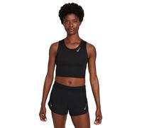 Nike Crop Top Running Fast Nero Reflective Argento Donna L