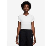 Nike Sportswear Chill Knit HF9538-101 - Maglietta Corta da Donna, Colore: Bianco/Nero