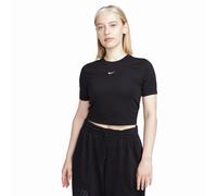 Nike Cropped T-Shirt Logo Nero Donna L