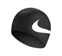 Nike swim big swoosh cuffia da bagno nera