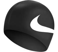 Nike swim big swoosh cuffia da bagno nera