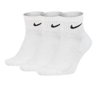 Nike Cushion - Calzini alla Caviglia, Confezione da 3 Pezzi, Colore: Bianco/Nero, L = 42-46