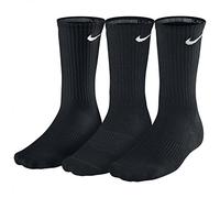 Nike Cushion Crew Calze, Nero, Medium (confezione da 3)/Blu, XL