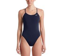 Nike Cut-out One Piece Costume da Bagno da Donna, Donna, Costume da Bagno, NESSA018, Blu (Midnight Navy), 32