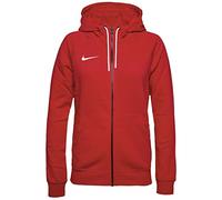 Nike Felpa con zip e cappuccio Team Club 20 CW6955-657 Rosso/Bianco Donna L