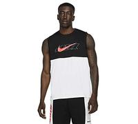 Nike CZ2259-100 M NK Tank Hypr Dry SC Energy Uomo White/Bright Crimson L