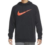 Nike CZ2425-013 M NK DF HDIE PO SWSH Felpa con Cappuccio Uomo Black/Habanero Red M
