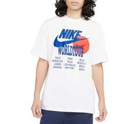 Nike DA0937-100 M NSW Tee World Tour T-Shirt Uomo White M