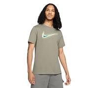 Nike DB6470-320 M NSW Tee Swoosh 12 Month Uomo Light Army/Barely Volt M