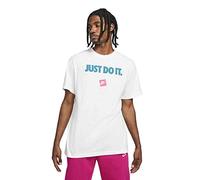 Nike DB6473 M NSW Tee JDI 12 Month T-Shirt Uomo White/Laser Blue M