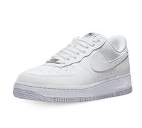 Nike DC9486-101 Air Force 1 '07 Next Nature Donna, White/White-Black-Metallic Silver EU 38.5