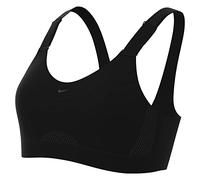 NIKE DD0430-010 W NK DF Alpha Bra Reggiseno Sportivo Donna Black/Black/Dk Smoke Grey/Dk Smoke Taglia SF-G