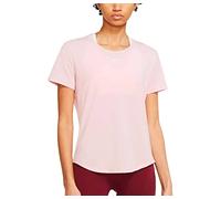 NIKE DD0618 W NK One Luxe DF SS Std Top T-Shirt Donna Pink Glaze/Reflective Silv L