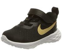 Nike DD1094-002 Nike Revolution 6 NN (TDV) Unisex - Bambini, Black/Mtlc Gold-White EU 22
