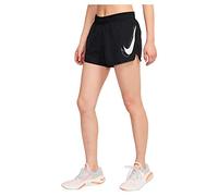 Nike DD4923 W NK DF SWSH Run Short Pantaloncini Donna Black/Black/Reflective Silv L