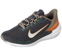 NIKE Air Winflo 9, Sneaker Donna, Dk Smoke Grey/Metallic Silver-Olive Grey, 38 EU