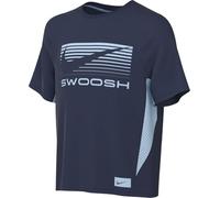 Nike DF Multi SS Gx Love T-Shirt, Midnight Navy/Celestine Blue, 8-9 Anni Bambini e Ragazzi