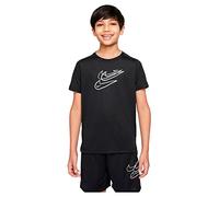 Nike DF Perf Collection Hybrid, T-Shirt Unisex-Bambini e Ragazzi, Black/Black/Black, 134