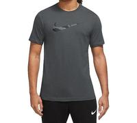 Nike DF Tee Camo Maglietta, Grigio Ferro, L Uomo