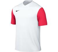 NIKE DF Tiempo Prem II T-Shirt, White/Bright Crimson/Black, L Uomo