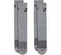 Nike Training - Everyday Cushioned Plus - Confezione da 2 paia di calzini imbottiti grigi-Grigio S