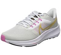 NIKE DH4072-104 Air Zoom Pegasus 39 Donna, White/Wheat Gold-Pure Platinum EU 41
