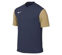 NIKE DH8035-411 M NK DF Tiempo Prem II JSY SS T-Shirt Uomo Midnight Navy/Jersey Gold/White Taglia S