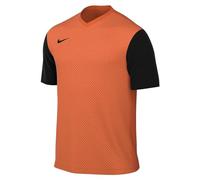 Nike M NK DF Tiempo Prem II JSY SS T-Shirt, Arancione di Sicurezza/Nero, S Uomo