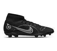Nike Superfly 8 Club FG/MG, Sneaker Unisex-Adulto, Black/Metallic Silver-Medium Ash, 45 EU