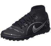 Nike Superfly 8 Club TF, Sneaker Unisex-Adulto, Black/Metallic Silver-Medium Ash, 41 EU