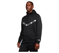 Nike DM4672 M NSW Repeat PK FZ Hoodie Felpa con Cappuccio Uomo Black/Black/White XL